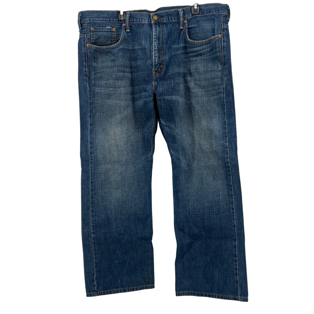 Levi Strauss 569 Loose Straight Fit Jeans Mens W40 L30 Blue Denim